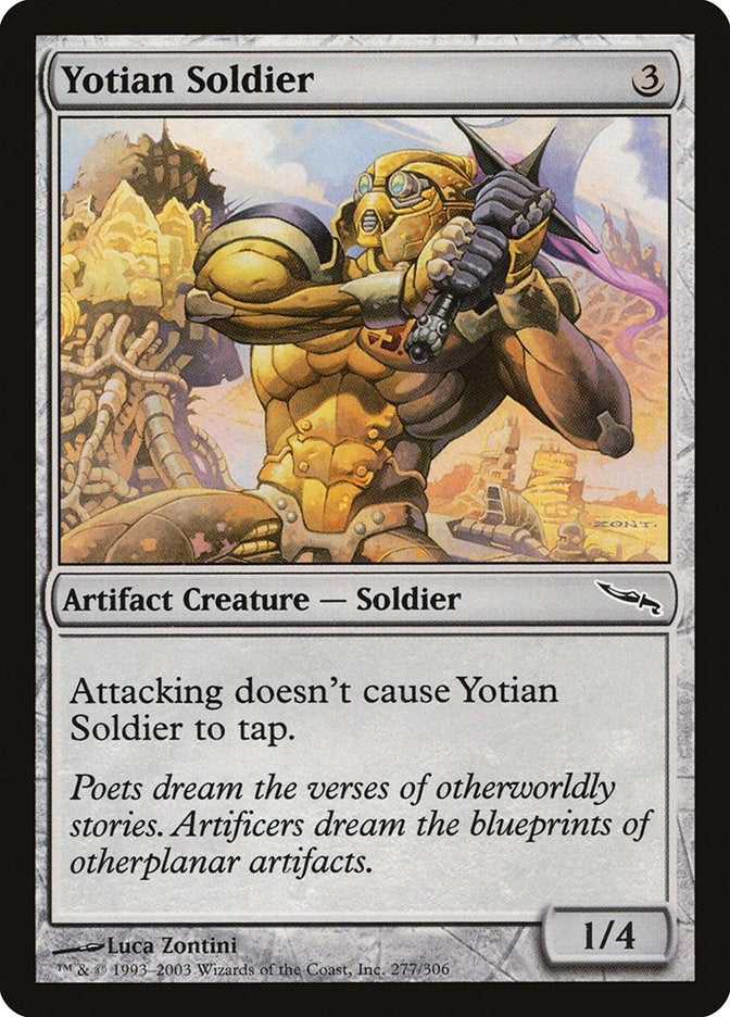 Image for Yotian Soldier (Mirrodin) (277) - Magic: The Gathering