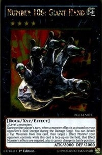 Image for Number 106: Giant Hand (Premium Gold: Infinite Gold) (PGL3-EN075) - YuGiOh