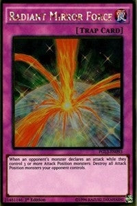 Image for Radiant Mirror Force (Premium Gold: Infinite Gold) (PGL3-EN093) - YuGiOh