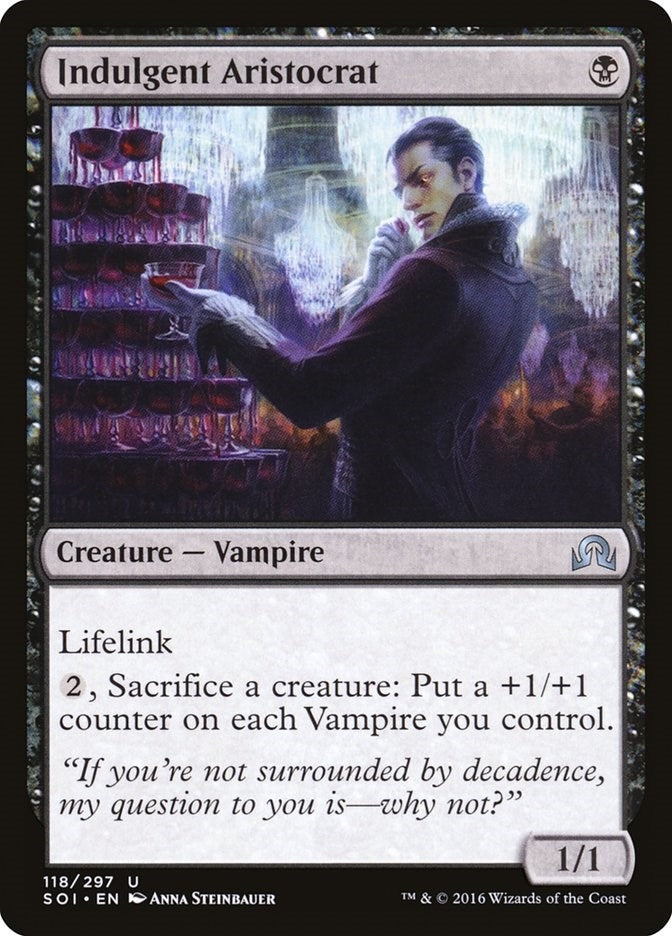 Image for Indulgent Aristocrat (Shadows over Innistrad) (118) - Magic: The Gathering