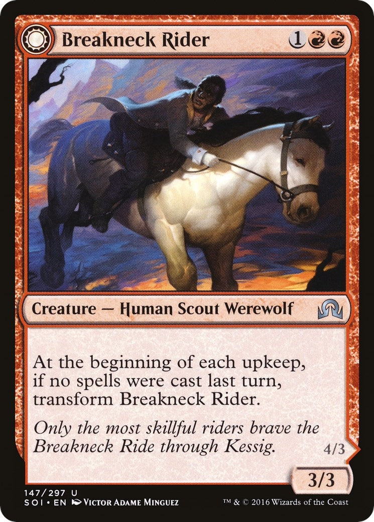 Image for Breakneck Rider (Shadows over Innistrad) (147) - Magic: The Gathering