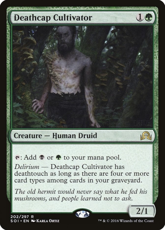 Image for Deathcap Cultivator (Shadows over Innistrad) (202) - Magic: The Gathering