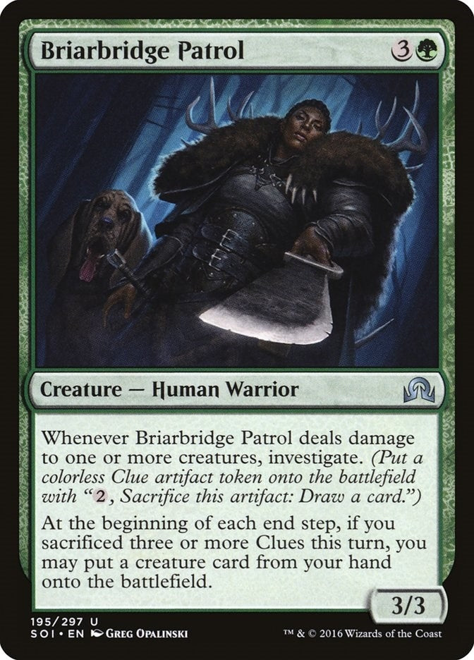 Image for Briarbridge Patrol (Shadows over Innistrad) (195) - Magic: The Gathering