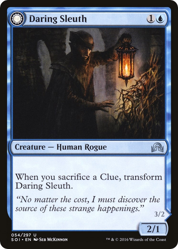 Image for Daring Sleuth (Shadows over Innistrad) (54) - Magic: The Gathering