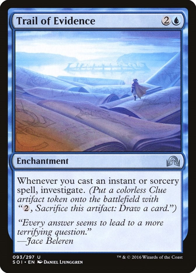 Image for Trail of Evidence (Shadows over Innistrad) (93) - Magic: The Gathering