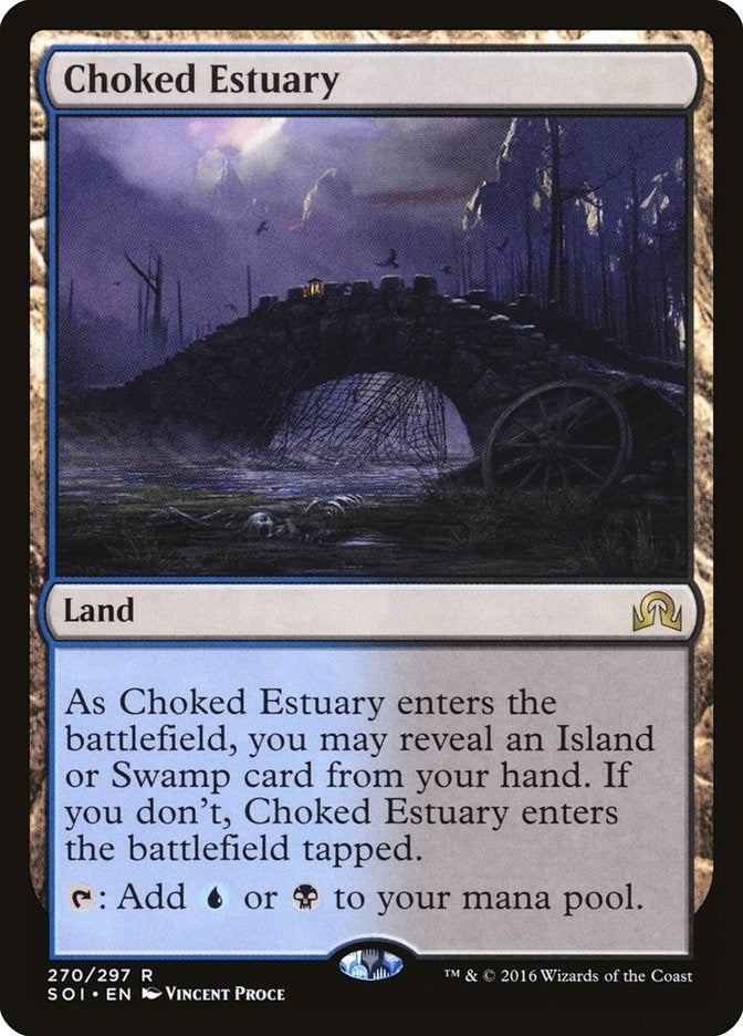 Image for Choked Estuary (Shadows over Innistrad) (270) - Magic: The Gathering
