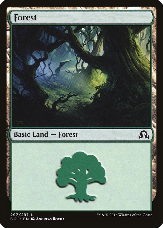 Image for Forest (297) (Shadows over Innistrad) (297) - Magic: The Gathering