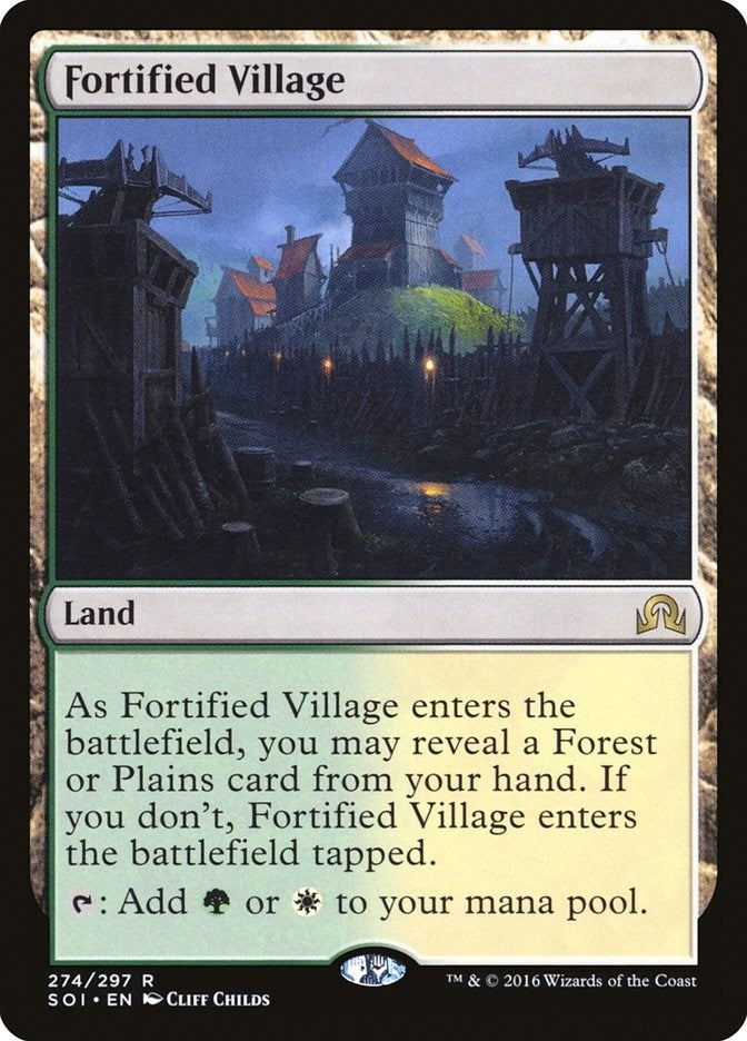 Image for Fortified Village (Shadows over Innistrad) (274) - Magic: The Gathering