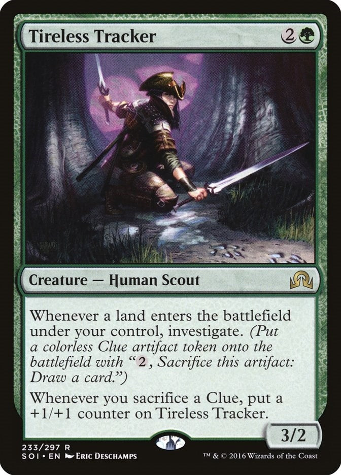 Image for Tireless Tracker (Shadows over Innistrad) (233) - Magic: The Gathering