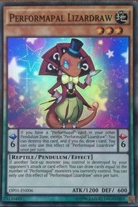 Image for Performapal Lizardraw (OTS Tournament Pack 1) (OP01-EN006) - YuGiOh