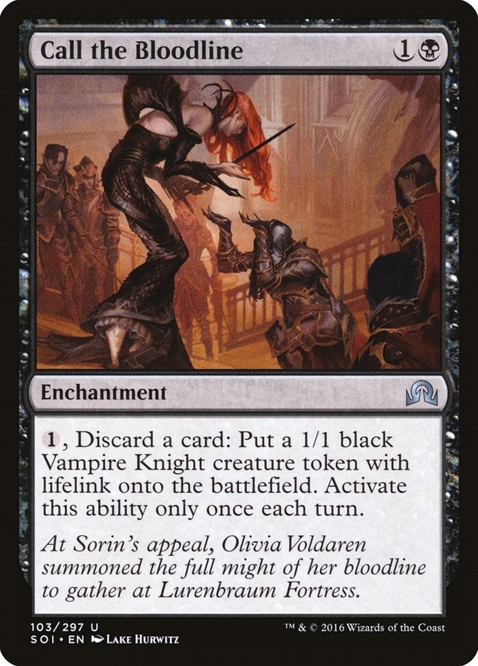 Image for Call the Bloodline (Shadows over Innistrad) (103) - Magic: The Gathering