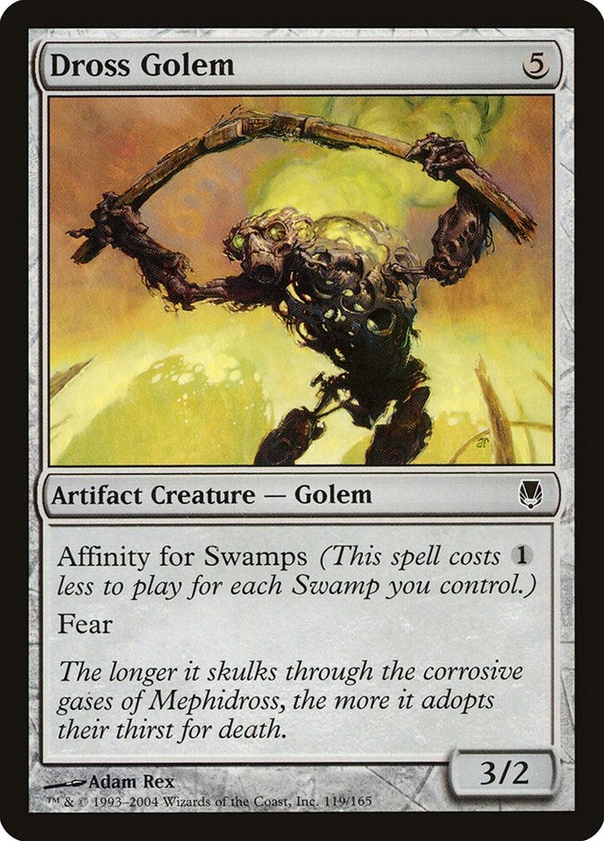 Image for Dross Golem (Darksteel) (119) - Magic: The Gathering
