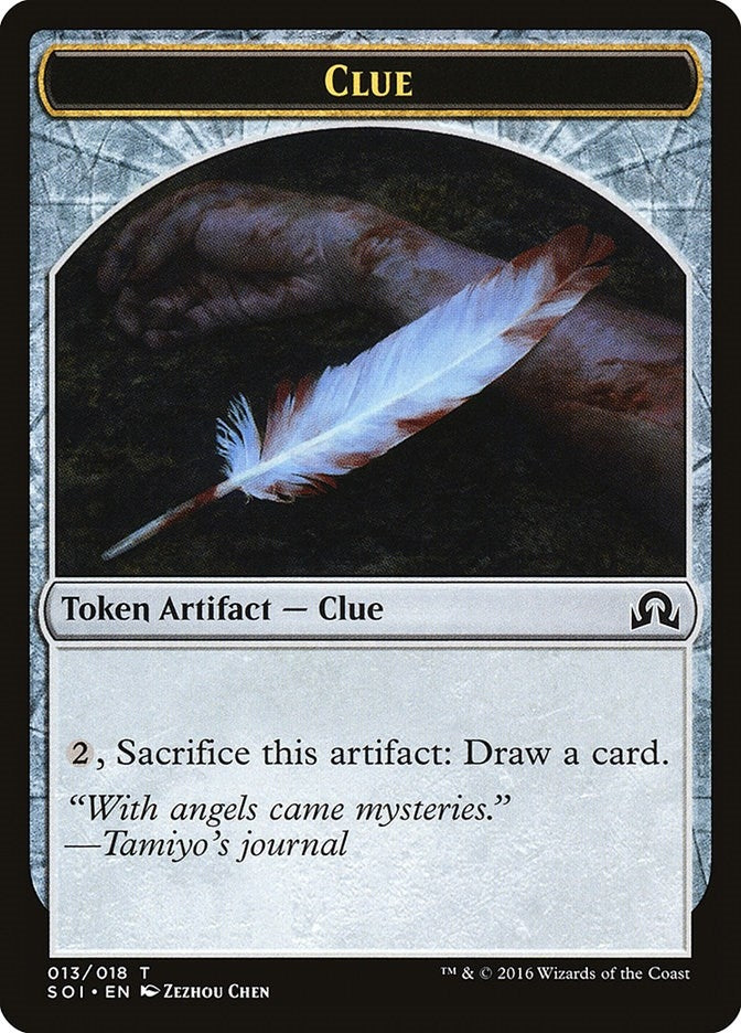 Image for Clue Token (013) (Shadows over Innistrad) (13) - Magic: The Gathering