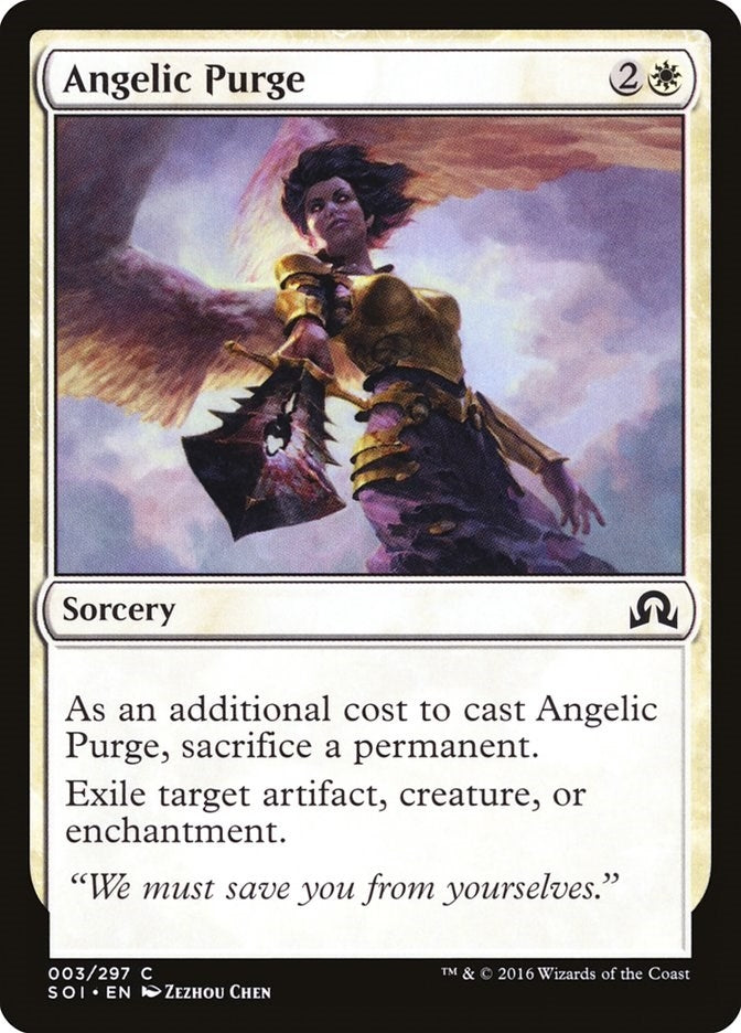 Image for Angelic Purge (Shadows over Innistrad) (3) - Magic: The Gathering