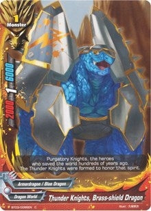 Image for Thunder Knights, Brass-shield Dragon (Drum's Adventures) (BT03/0086EN) - Future Card BuddyFight