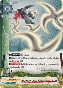 Image for Shooting Cross Knives, Right-hand (Cyber Ninja Squad) (BT02/0065EN) - Future Card BuddyFight