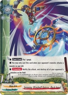 Image for Spinning Windmill Knives, Back-hand (Cyber Ninja Squad) (BT02/0066EN) - Future Card BuddyFight