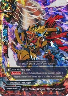 Image for Drum Bunker Dragon, "Barrier Breaker" (Dragon Chief) (BT01/0002EN) - Future Card BuddyFight