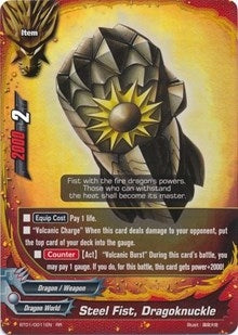 Image for Steel Fist, Dragoknuckle (Dragon Chief) (BT01/0011EN) - Future Card BuddyFight