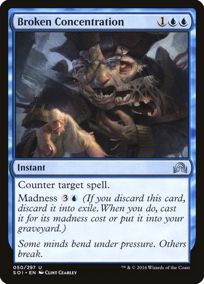Image for Broken Concentration (Shadows over Innistrad) (50) - Magic: The Gathering