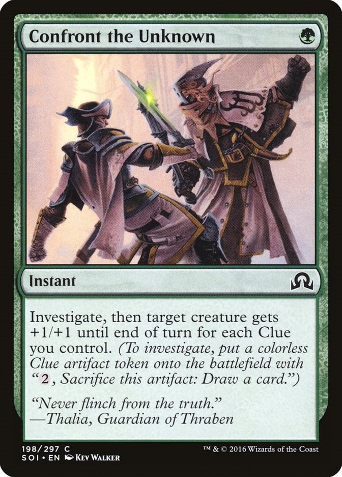 Image for Confront the Unknown (Shadows over Innistrad) (198) - Magic: The Gathering