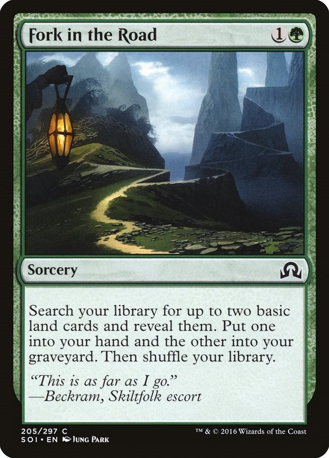 Image for Fork in the Road (Shadows over Innistrad) (205) - Magic: The Gathering