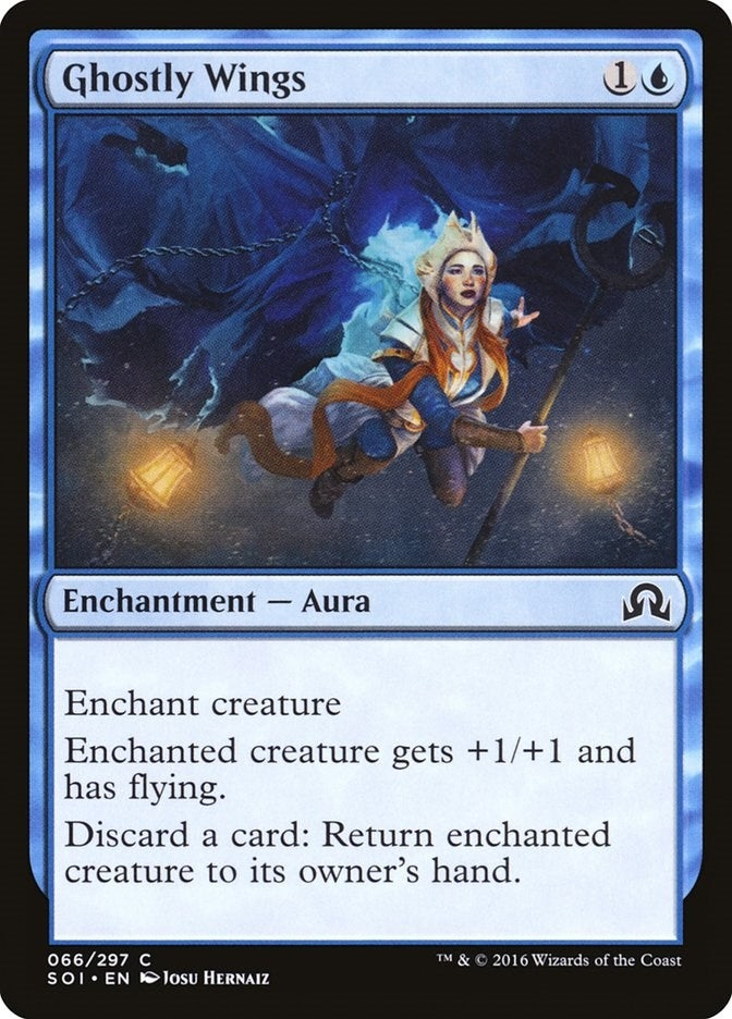 Image for Ghostly Wings (Shadows over Innistrad) (66) - Magic: The Gathering