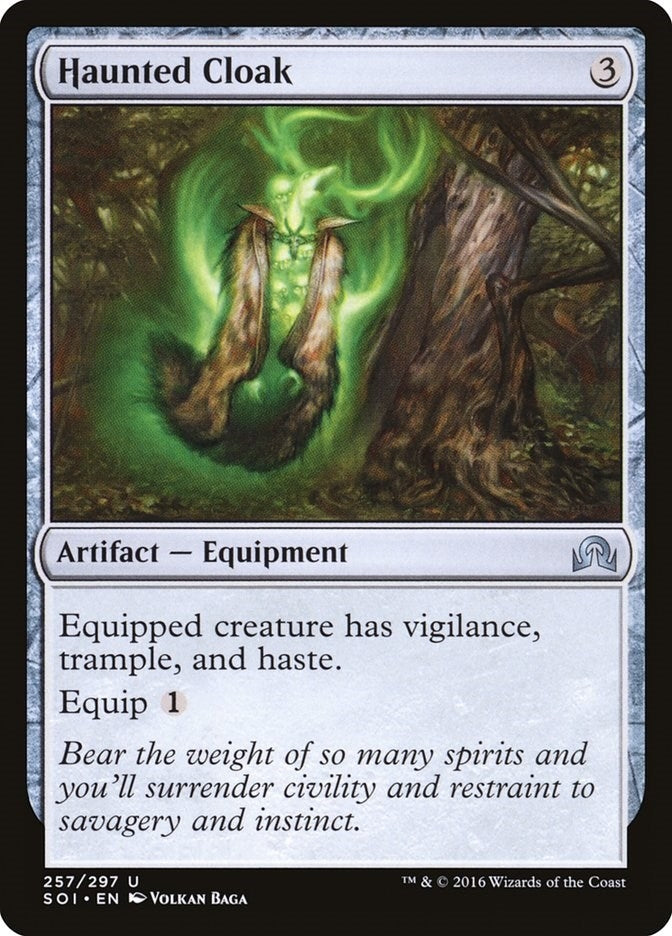Image for Haunted Cloak (Shadows over Innistrad) (257) - Magic: The Gathering