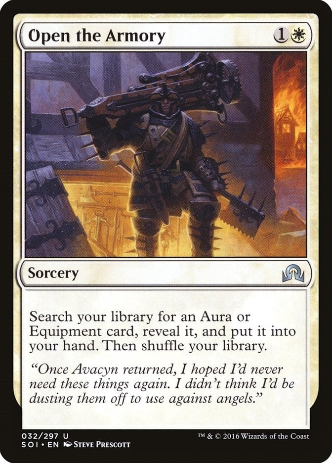 Image for Open the Armory (Shadows over Innistrad) (32) - Magic: The Gathering