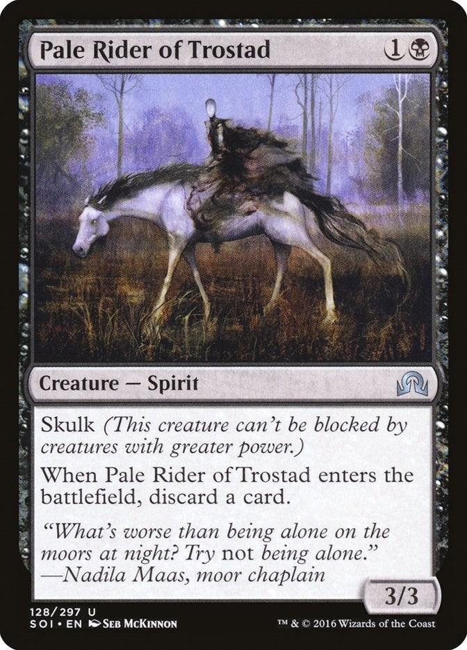 Image for Pale Rider of Trostad (Shadows over Innistrad) (128) - Magic: The Gathering
