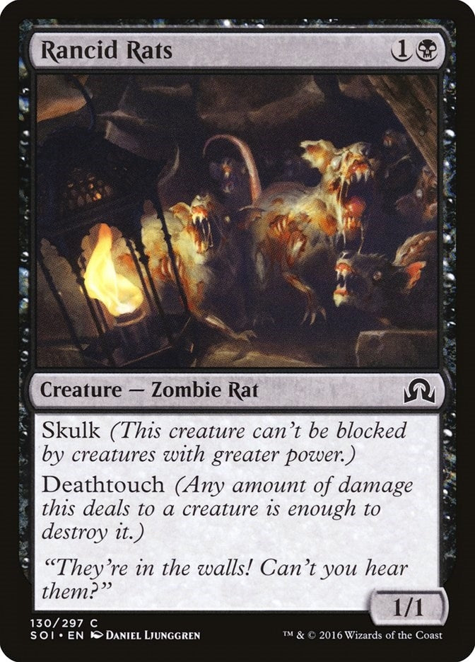 Image for Rancid Rats (Shadows over Innistrad) (130) - Magic: The Gathering