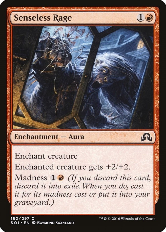 Image for Senseless Rage (Shadows over Innistrad) (180) - Magic: The Gathering