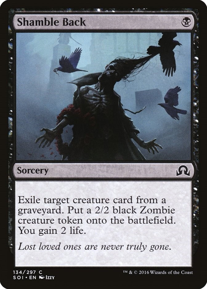 Image for Shamble Back (Shadows over Innistrad) (134) - Magic: The Gathering