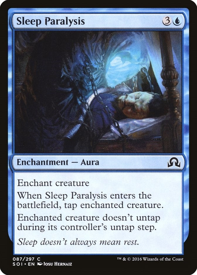 Image for Sleep Paralysis (Shadows over Innistrad) (87) - Magic: The Gathering