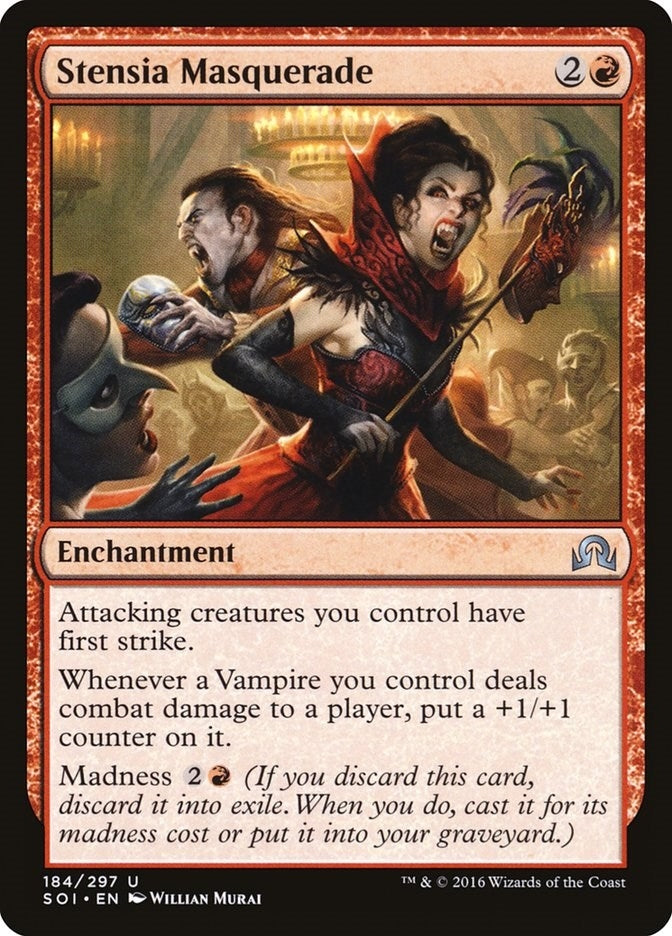 Image for Stensia Masquerade (Shadows over Innistrad) (184) - Magic: The Gathering