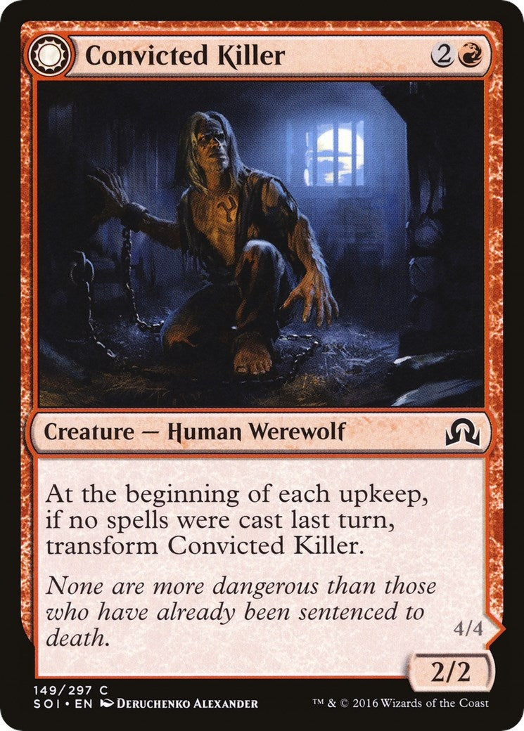 Image for Convicted Killer (Shadows over Innistrad) (149) - Magic: The Gathering
