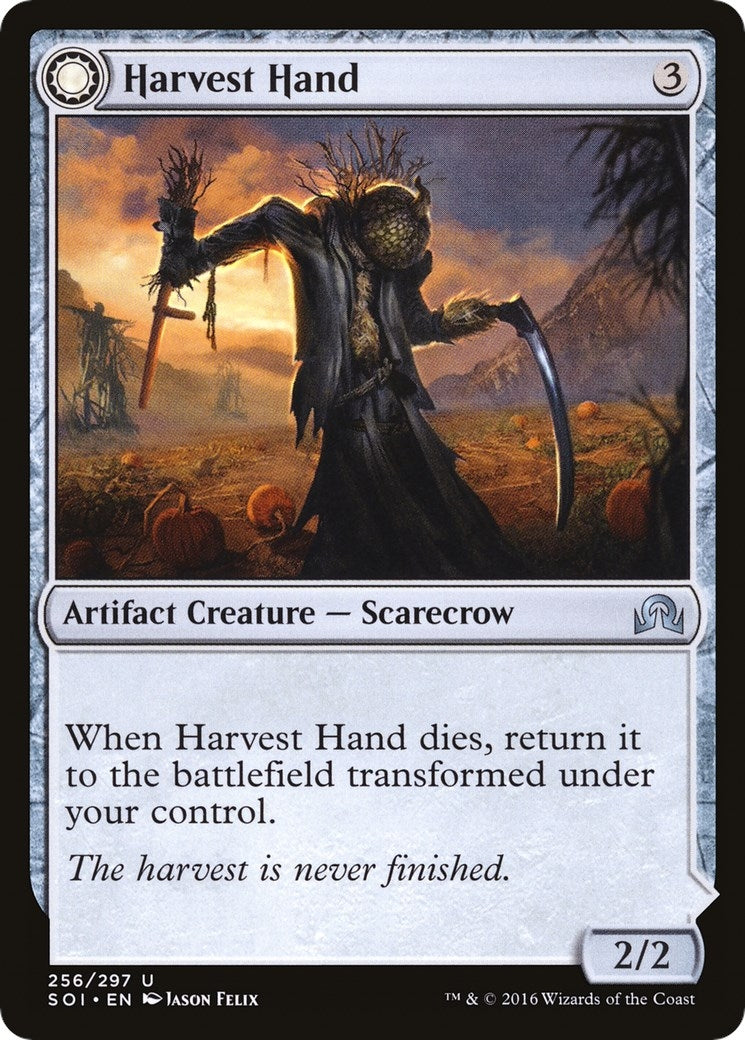 Image for Harvest Hand (Shadows over Innistrad) (256) - Magic: The Gathering