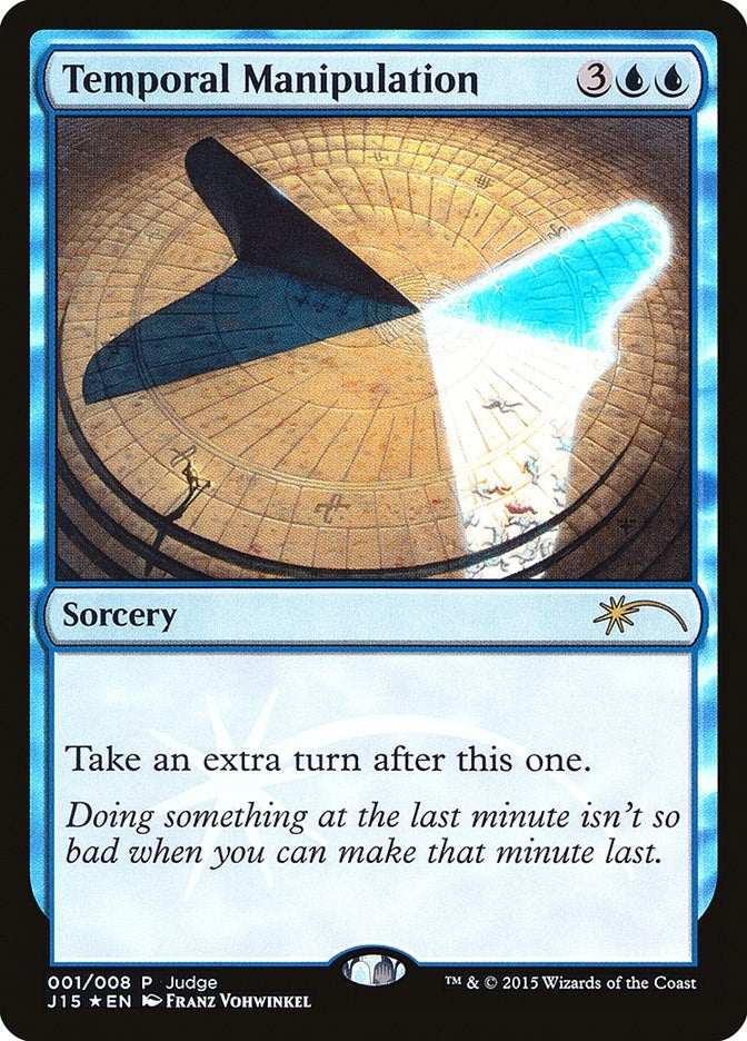 Image for Temporal Manipulation (Judge Promos) (1) - Magic: The Gathering