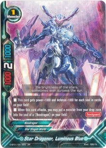 Image for Star Dragoner, Luminous Blue (Unleash! Impact Dragon!!) (D-BT01/0018EN) - Future Card BuddyFight