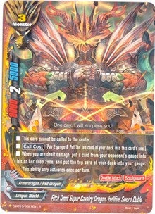 Image for Fifth Omni Super Cavalry Dragon, Hellfire Sword Doble (Unleash! Impact Dragon!!) (D-BT01/0021EN) - Future Card BuddyFight