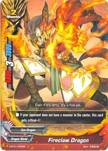Image for Fireclaw Dragon (Unleash! Impact Dragon!!) (D-BT01/0052EN) - Future Card BuddyFight