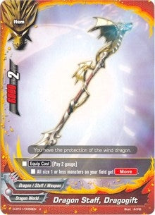 Image for Dragon Staff, Dragogift (Unleash! Impact Dragon!!) (D-BT01/0058EN) - Future Card BuddyFight