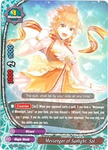 Image for Messenger of Sunlight, Sol (Unleash! Impact Dragon!!) (D-BT01/0061EN) - Future Card BuddyFight
