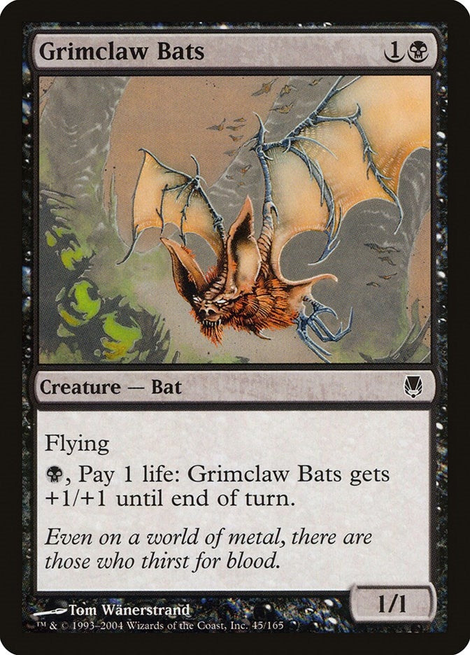 Image for Grimclaw Bats (Darksteel) (45) - Magic: The Gathering