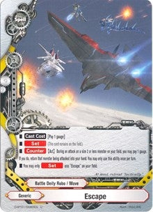 Image for Escape (Unleash! Impact Dragon!!) (D-BT01/0080EN) - Future Card BuddyFight