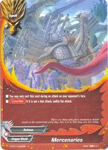 Image for Mercenaries (Unleash! Impact Dragon!!) (D-BT01/0092EN) - Future Card BuddyFight