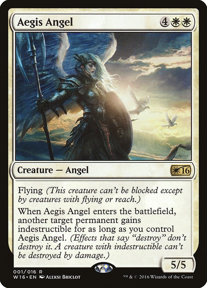 Image for Aegis Angel (Welcome Deck 2016) (1) - Magic: The Gathering