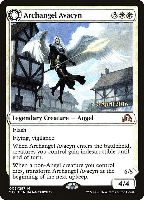 Image for Archangel Avacyn (Prerelease Cards) (5) - Magic: The Gathering