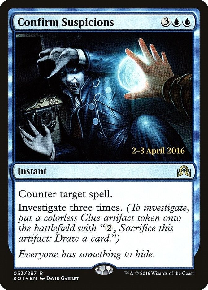 Image for Confirm Suspicions (Prerelease Cards) (53) - Magic: The Gathering
