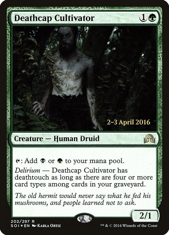 Image for Deathcap Cultivator (Prerelease Cards) (202) - Magic: The Gathering